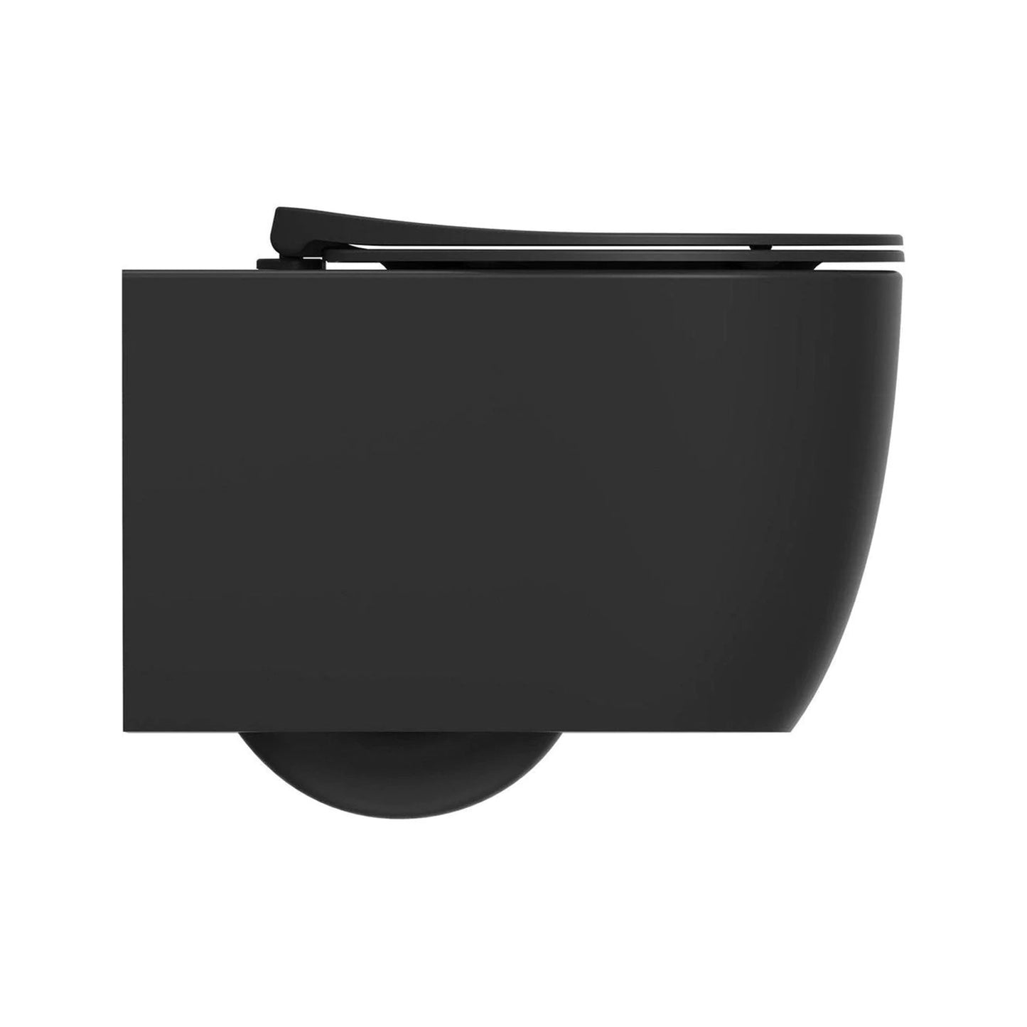 Toiletpot compleet met softclose zitting – Mat Zwart