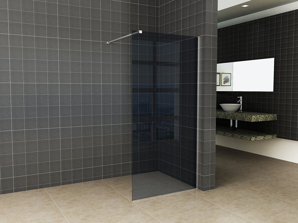 Wiesbaden - Slim glasplaat rookglas - 1600x2000 8mm - Nano