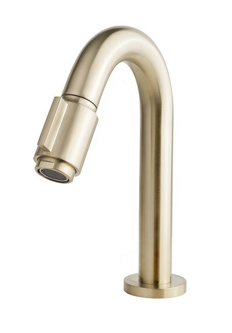 Wiesbaden Victoria luxe toiletkraan 1/2''geborsteld messing