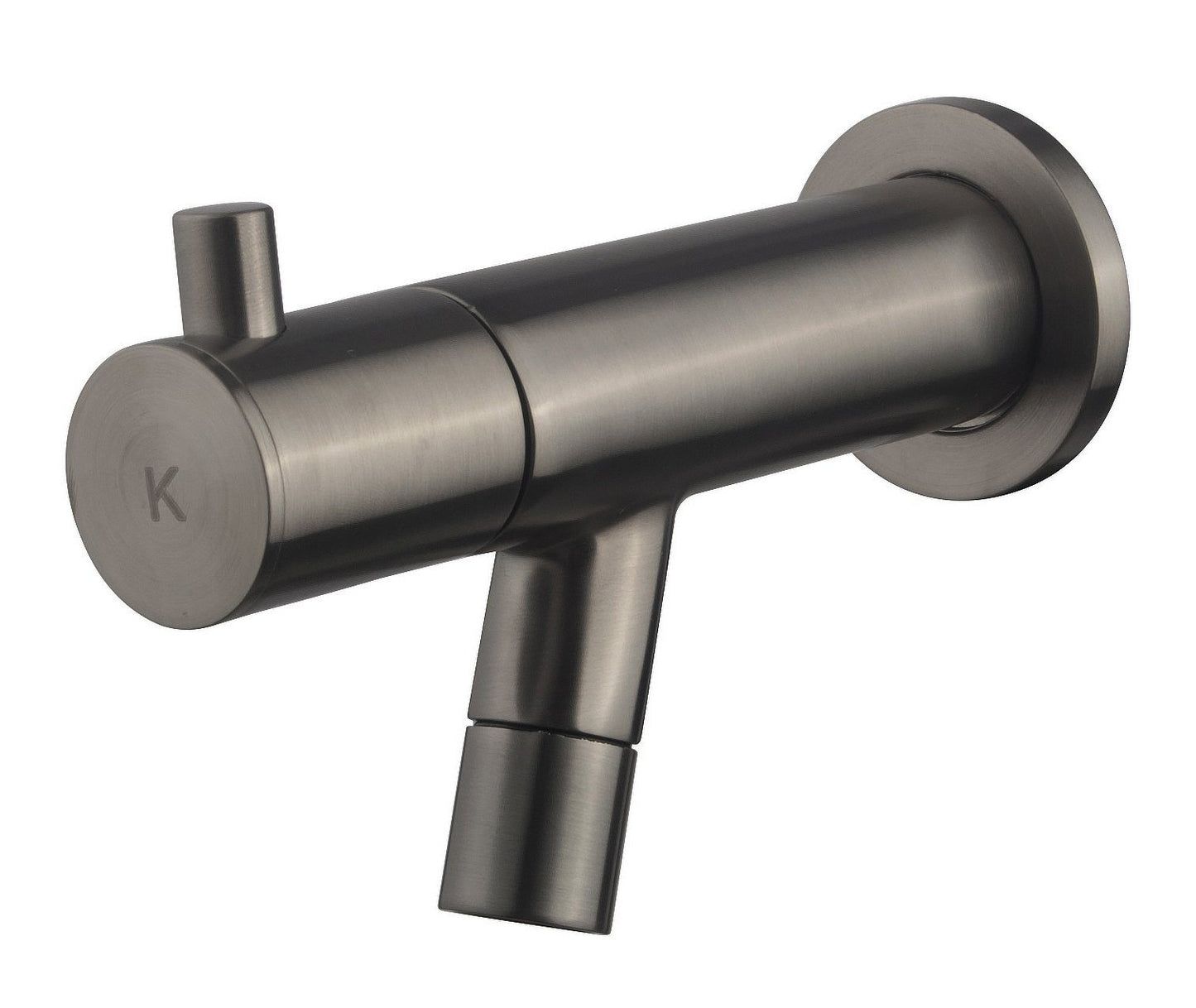 Amador toiletkraan muurbevestiging 1/2" gunmetal