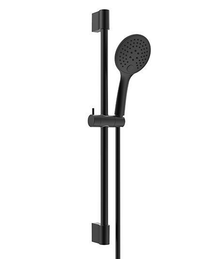 Rain glijstangset compleet mat zwart