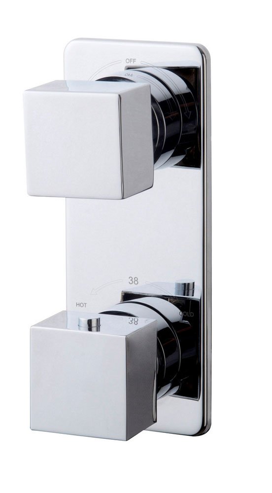 Rombo inbouw 2-wegs douchethermostaat chroom