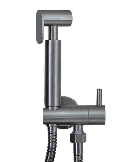 RVS-304 bidet-handdoucheset rond