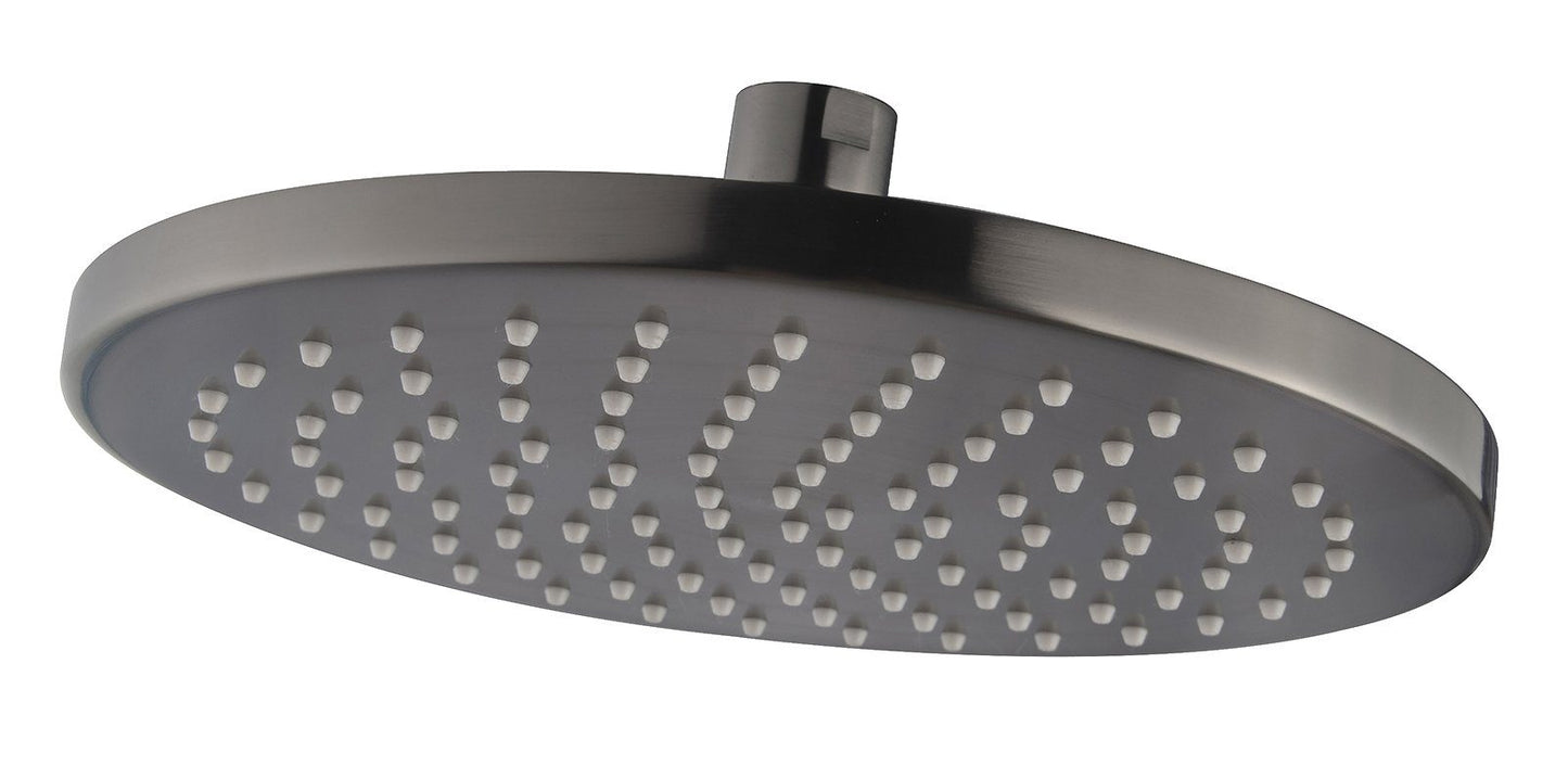 Caral hoofddouche rond 20 x 1,2 cm gunmetal