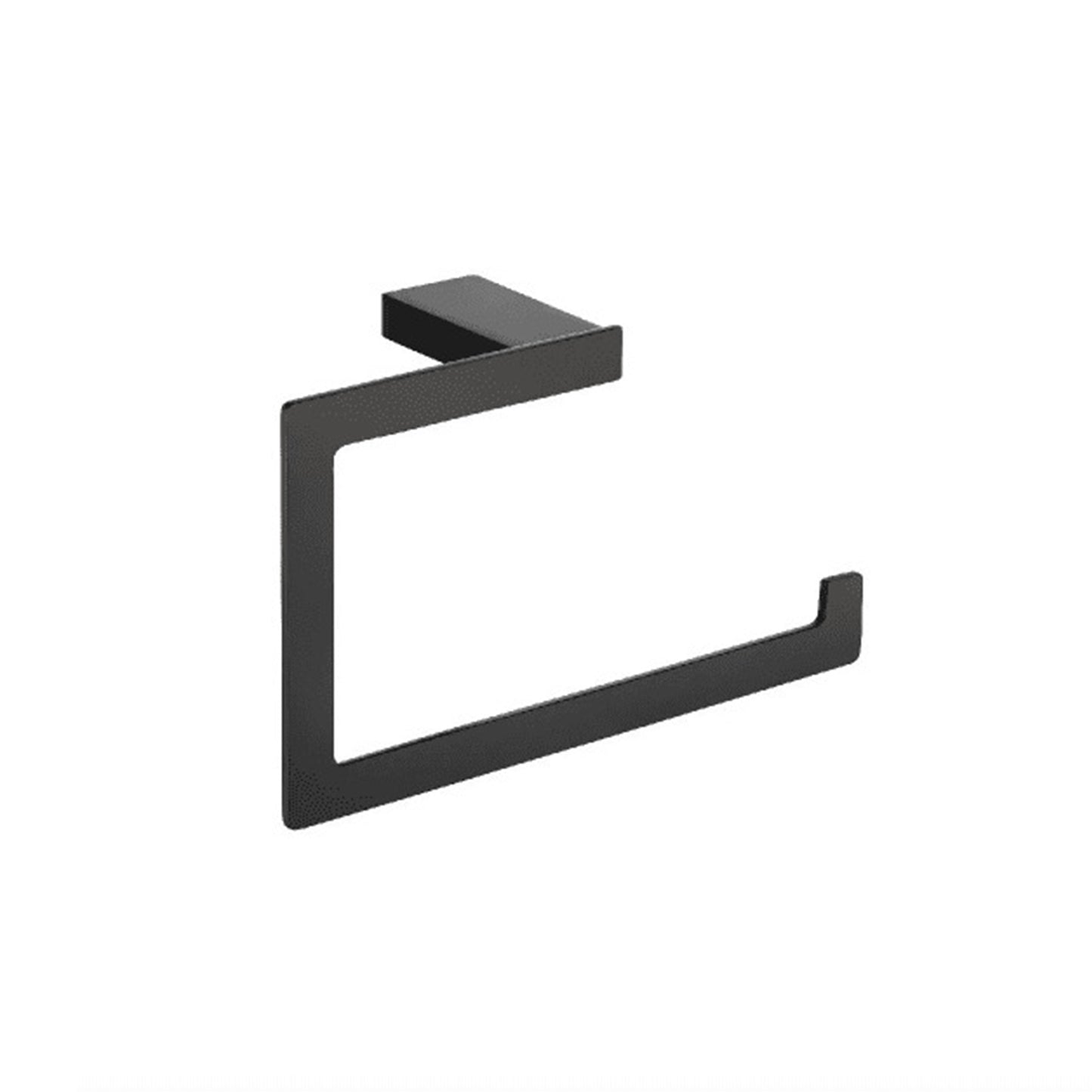 Handdoekring Zeer fraai design – Mat Zwart – Massief Messing