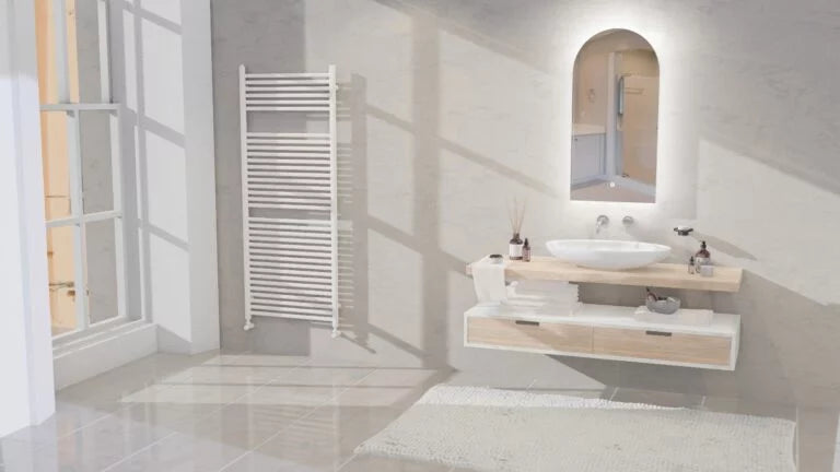 Badkamerspiegel – 50×100 cm – Verwarmd – LED verlichting