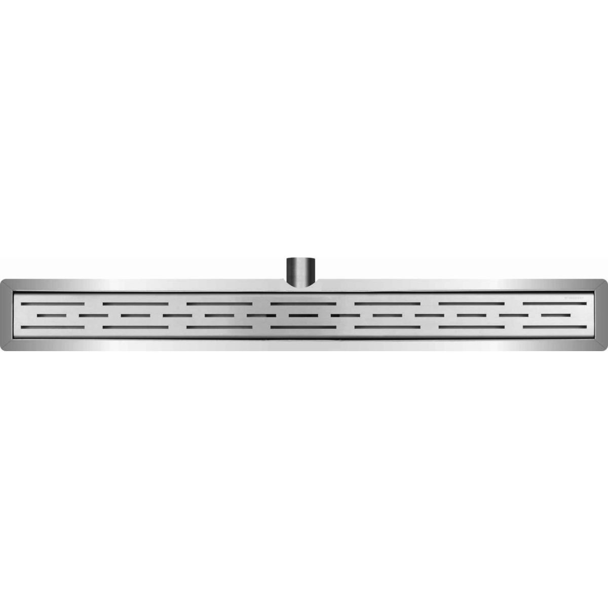 Wiesbaden 3e generatie douchegoot met flens en rooster RVS - 80x7cm