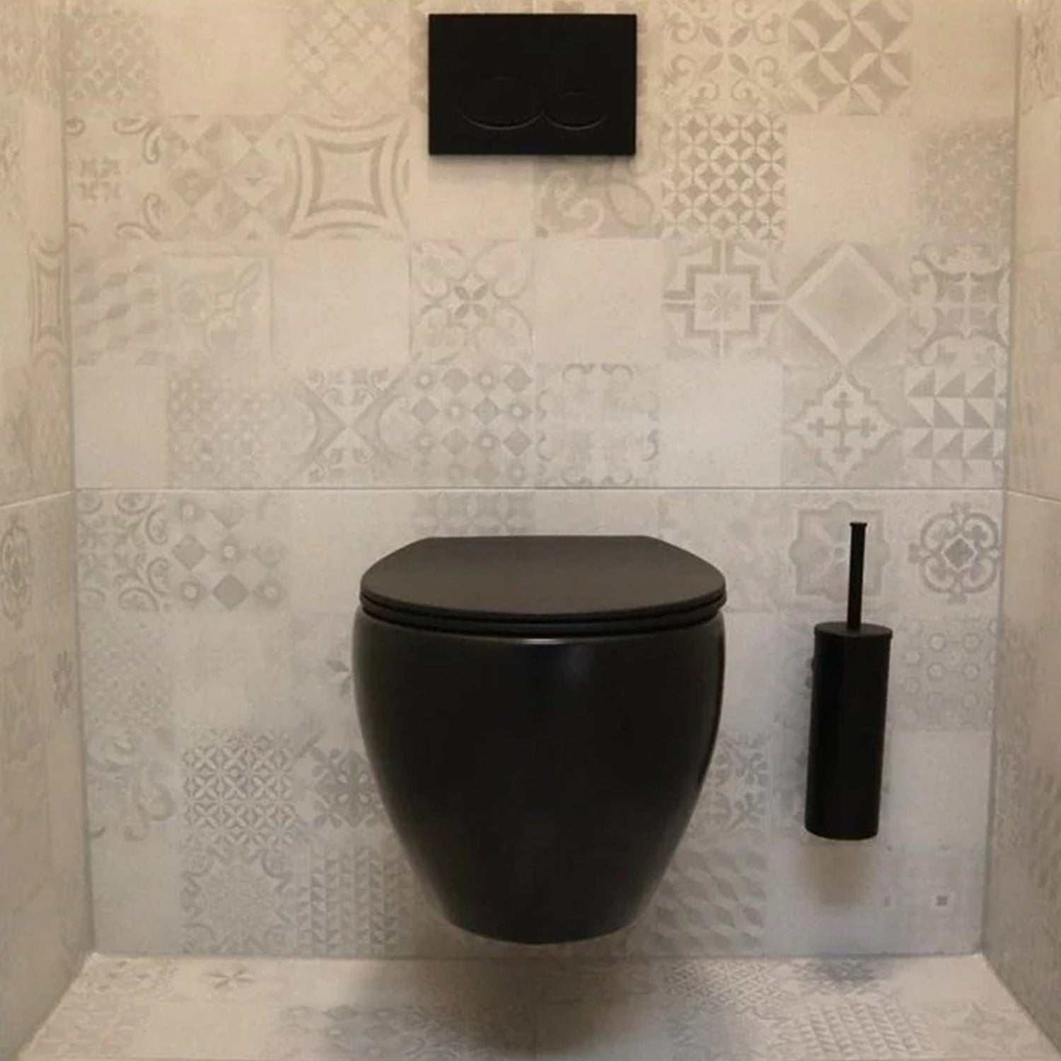 Toiletpot compleet met softclose zitting – Mat Zwart