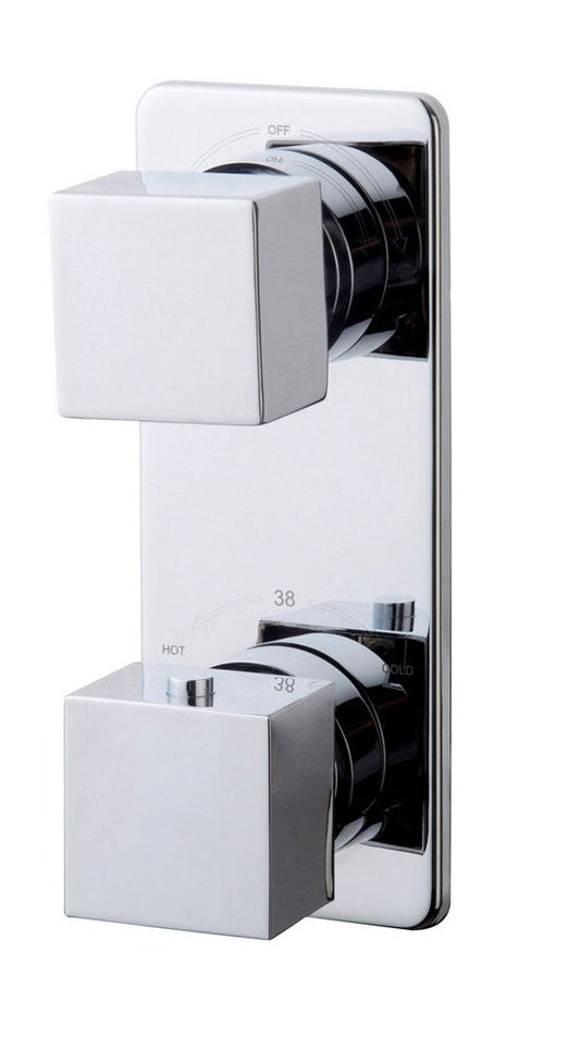 Rombo inbouw 2-wegs douchethermostaat chroom