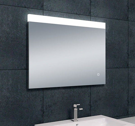 Single dimbare LED condensvrije spiegel 80 x 60 cm