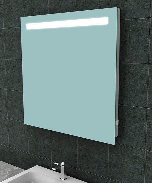 Tigris spiegel met led verlichting + stopcontact 800x800