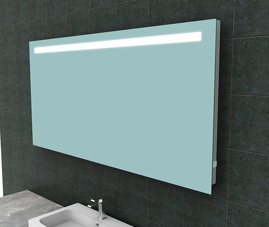 Tigris spiegel met led verlichting + stopcontact 1600x800