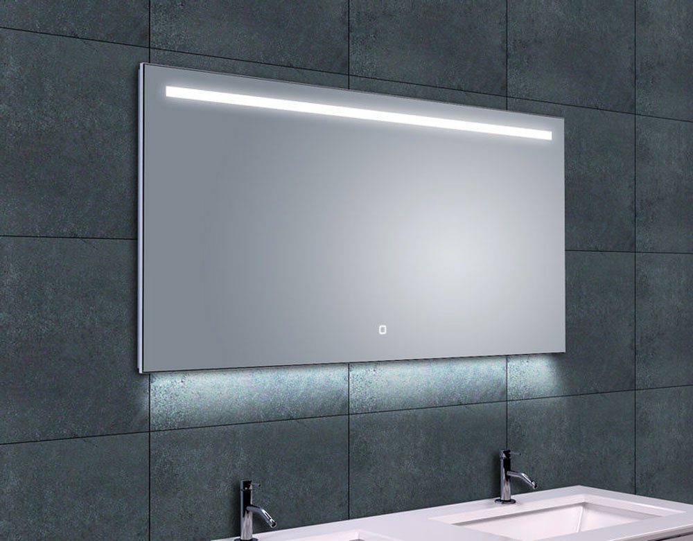 Ambi Led Ambi One dimbare Led condensvrije spiegel 120 x 60 cm – MijnBadkamerSpiegel