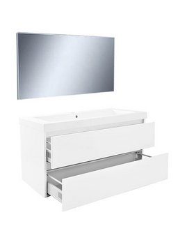 Vision meubelset incl. spiegel 100 cm wit