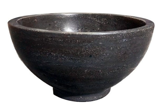 Wiesbaden - Raw - Waskom - Rond - 20x11 cm - Hardsteen gezoet