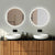 Ronde Spiegel Frameloos 60 cm - Anti-Condens & LED Dimbaar