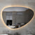 Asymmetrische Spiegel 60 x 41 cm- Anti-Condens & LED Dimbaar