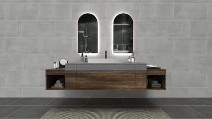 Badkamerspiegel – 50×100 cm – Verwarmd – LED verlichting