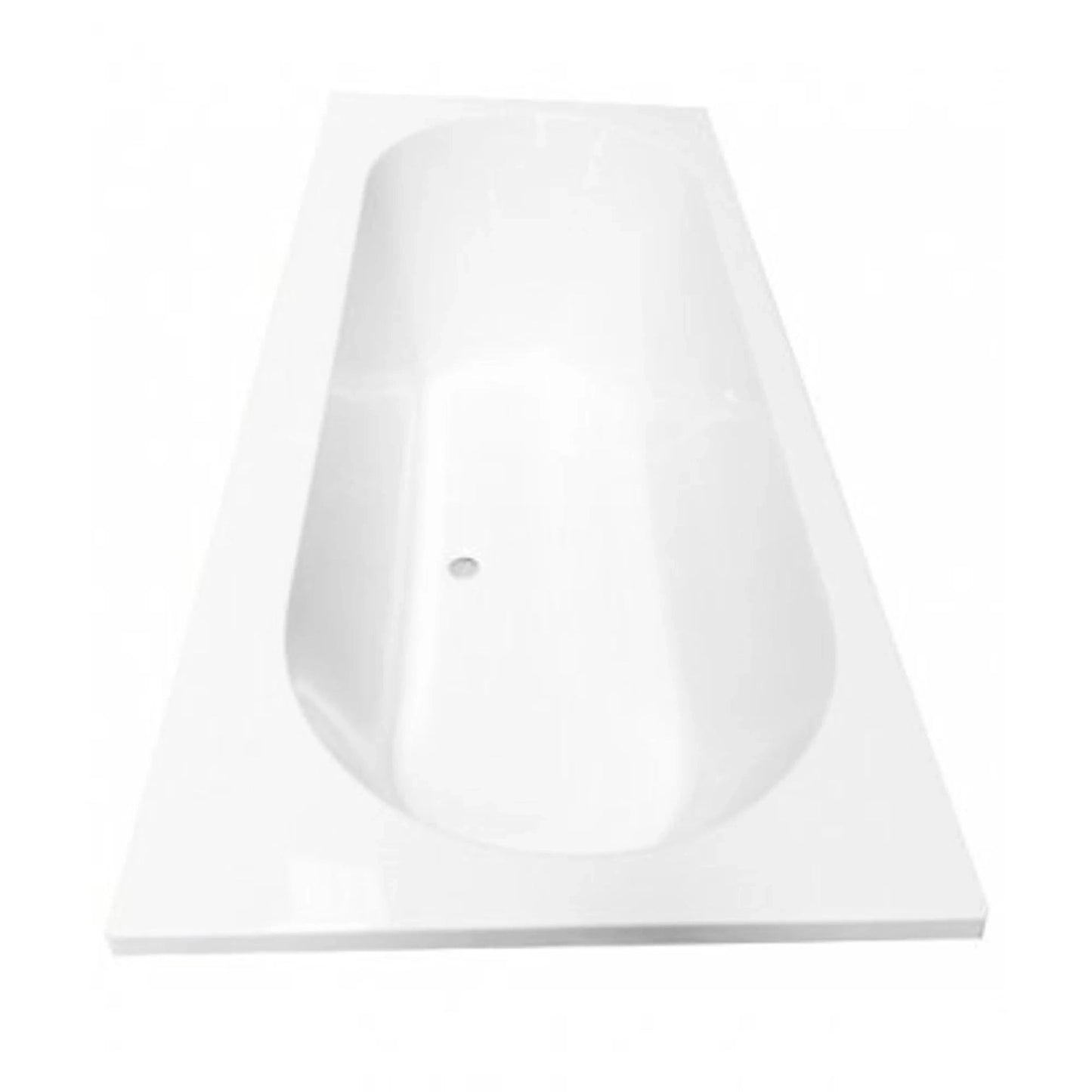 Kleinmann Inbouwbad Glans Wit 180x80x49 cm Jennii